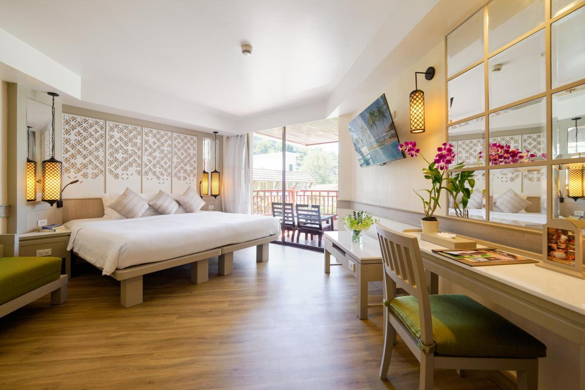 Quarto Deluxe com Cama de Casal ou 2 de Solteiro e Vista do Jardim